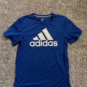 Adidas Royal Blue Tee with White Logo